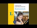 Chapter 33.3 - Langenscheidt Audio-Wortschatztrainer Koreanisch