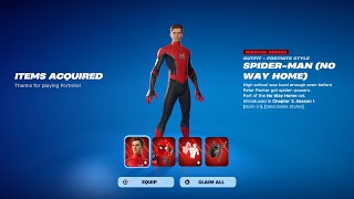 How To Get Spider-Man No Way Home Skin NOW FREE In Fortnite! (Unlocked LEGO Spider-Man Style Bundle)