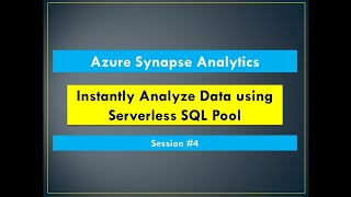 Query files using a serverless SQL pool