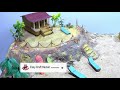 mini beach model beach model 100% realistic beach model miniature beach sea beach model diy