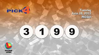 Wisconsin Lottery Midday Draw 06/28/2022