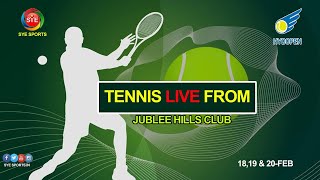 Hyderabad Open Tennis Tournament | Live FROM JUBLEEHILLS CLUB | FINAL DAY l SYE OTT LIVE | Day-3