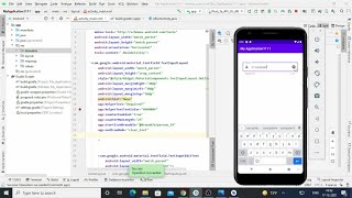 Material design Edit Text -TextInputEditText in Android Studio | Program-1| #Android Studio Tutorial