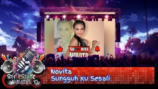 Novita - Sungguh Ku Sesali (Karaoke Version)