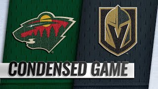 01/21/19 Condensed Game: Wild @ Golden Knights