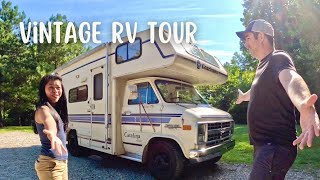 Tour our 1991 Vintage RV Before We Renovate - RV Restoration Episode 1