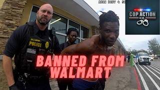 Trespassed Man Causes Chaos at a Walmart | Police Bodycam