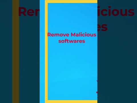 Remove Malicious Software from Windows. short 1