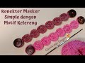 Konektor Masker Simple dengan Motif 