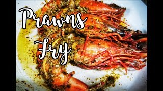 Cooking Giant Tiger Prawns | Giant Tiger Shrimps | Goan Jumbo Prawns fry