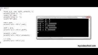 Using Arithmetic Operators - C Programming Tutorial