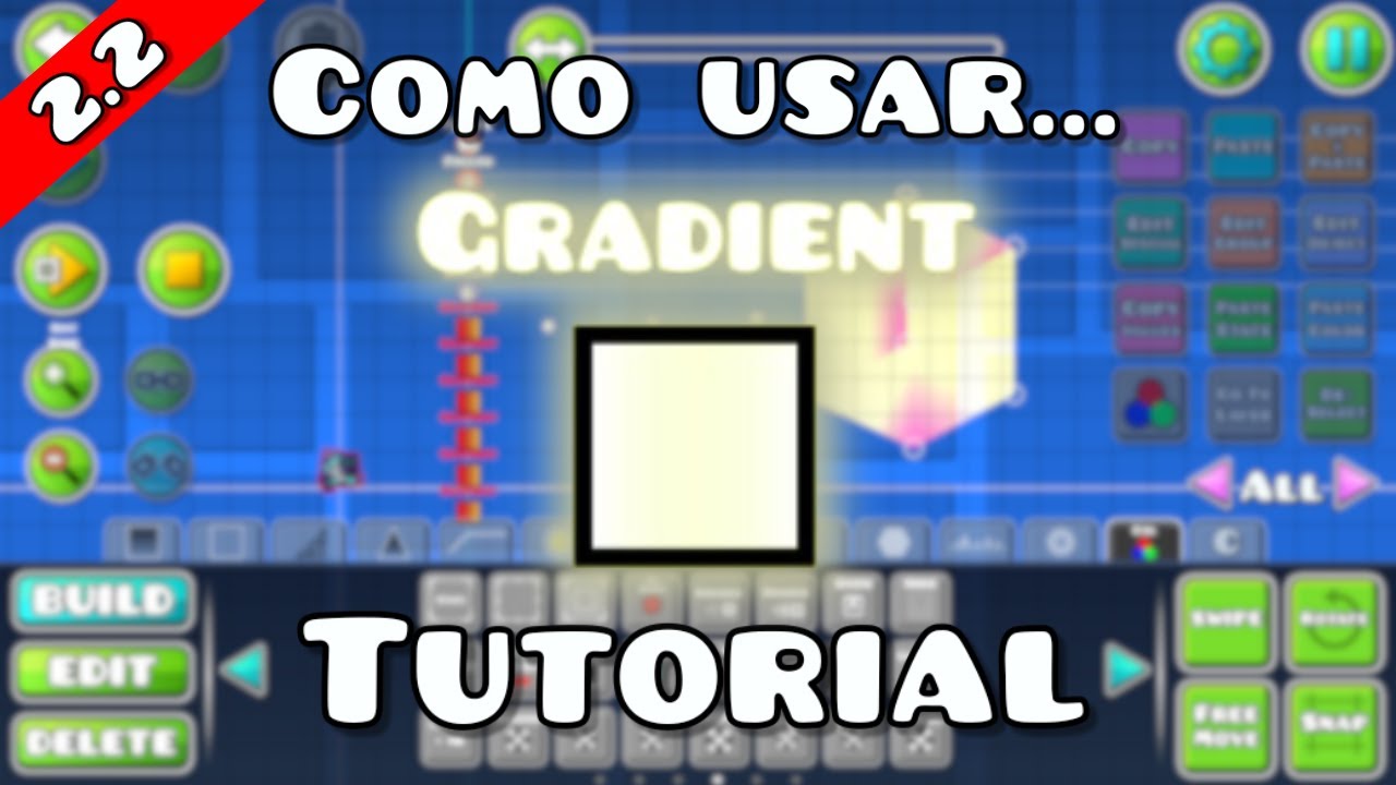 Como Usar El Gradient Trigger Y Hacer Un Cubo 3d En Geometry Dash 2 2