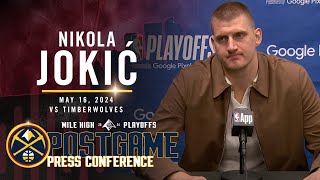 Nikola Jokić  Post Game Six Press Conference vs. Timberwolves 🎙