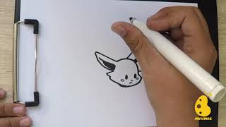 How to Draw flying cat