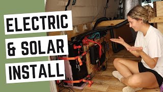 VAN BUILD 09: Electric & Solar Panel Install