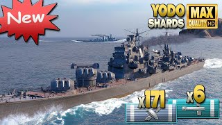 NEW Japanese tech tree Cruiser Yodo, first game impressions - World of Warships