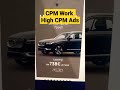 CPM Work | High CPM Ads |