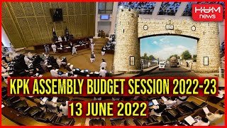 KPK Budget 2022-23 | Khyber Pakhtunkhwa Assembly Budget Session | KP Budget 2022 23 | 13 June 2022