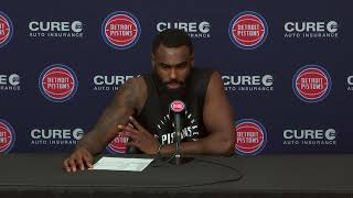 Tim Hardaway Jr player of Pistons postgame interview 01 11 2025