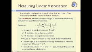 Scatterplots and Correlations