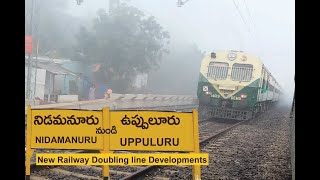 Nidamanuru To Uppuluru Doubling Line \u0026 Electrification Works Status