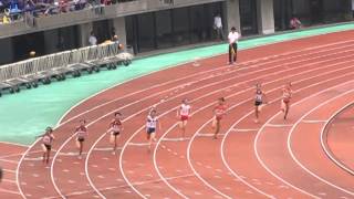 １４年６月２日熊本県高校総体　女子２００m決勝