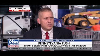 Bob Kalinowski of The Citizens' Voice LIVE interview on Fox News during VP Pence visit