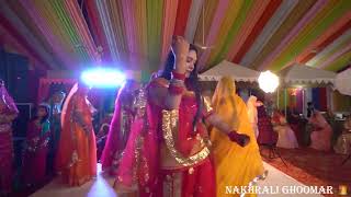 || Ghoomar by Meenal Rathore on her sangeet day || babul tere ghar se || #bridetobe #bridedance ||