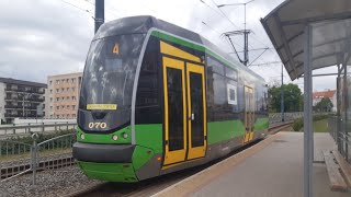 Tramwaje Elbląskie - Moderus Beta MF09 AC #070 - Linia: 4 - Kierunek: Ogólna