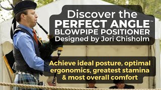 Introducing the Perfect Angle™ Blowpipe Positioner, designed by Jori Chisholm.