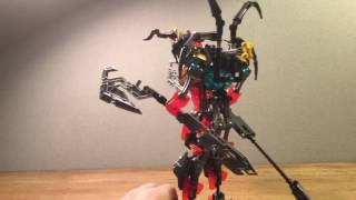 Lego Bionicle Mask Maker Vs Skull Grinder + Skull Scorpio Combi Model Review