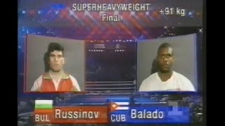 Roberto Balado (CUB) vs. Svilen Rusinov (BUL) World Amateur Boxing Championships 1993 Final (91+kg)