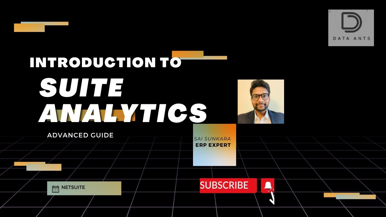 Suiteanalytics Netsuite Workbook Guide Youtube