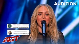 Youtuber Madilyn Bailey TROLLS Her Haters With "Hate Comments" Song on America's Got Talent