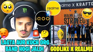 FULL MATTER EXPLAIN IQOO VS REALME 😳🚨 8BIT THUG REACT 🤔 GODLIKE X REALME 💛😁 | GODL