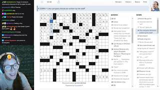 Leahbee Crossword Stream · 6/27/21 · crossword sunday late night edition 🦉