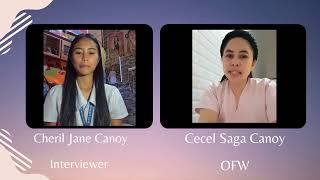 GE-3 ( OFW Interview)