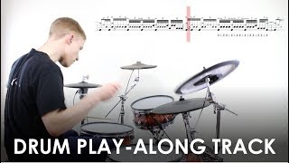 'Miami, Twice' – Free Rock Fusion/Half-time Shuffle Drum Play-along Track and Transcription