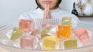 【咀嚼音】フルーツ味の寒天ゼリー【ASMR /Eating Sounds】