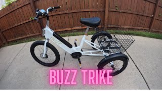 Buzzzzzzzzzzzzz! E Trike test ride. This is a very well built E Trike that I am reviewing. Ride!