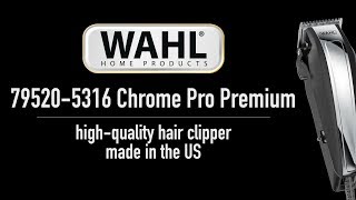 WAHL 79520-5316 Chrome Pro Premium Hair Clipper