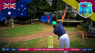 AUSTRALIA vs WEST INDIES Backyard Test • Day 1 • 1st Innings
