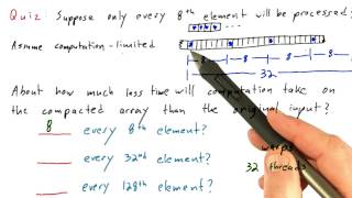 Compaction - Intro to Parallel Programming