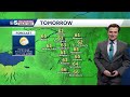 video tropical downpours arrive friday 11 9 22