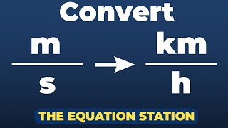 Convert meters per second to kilometers per hour| Physics Practice Problem