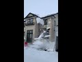 屋根からの落雪 2