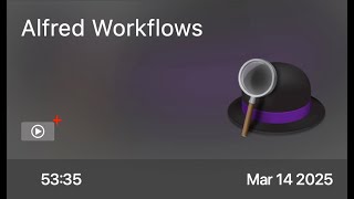 Alfred Workflows - Preview