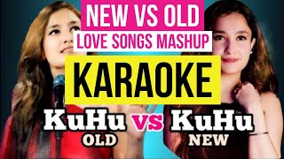 OLD vs NEW Bollywood Love Songs Mashup (Kuhu vs Kuhu) - KARAOKE With Lyrics | Bollywood Mashup Track