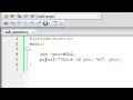C Programming Tutorial - 57: Null Pointer