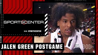 Jalen Green recaps Rockets’ win vs. Cade Cunnigham & the Pistons | SportsCenter
